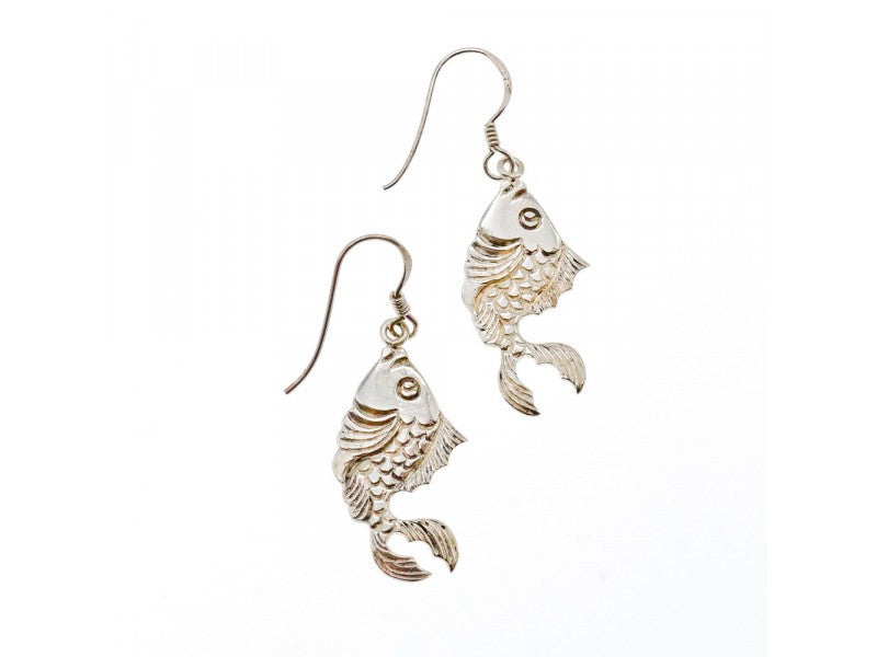 925 Sterling Silver "Fishes" Earrings