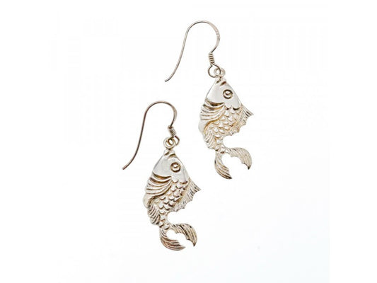 925 Sterling Silver "Fishes" Earrings