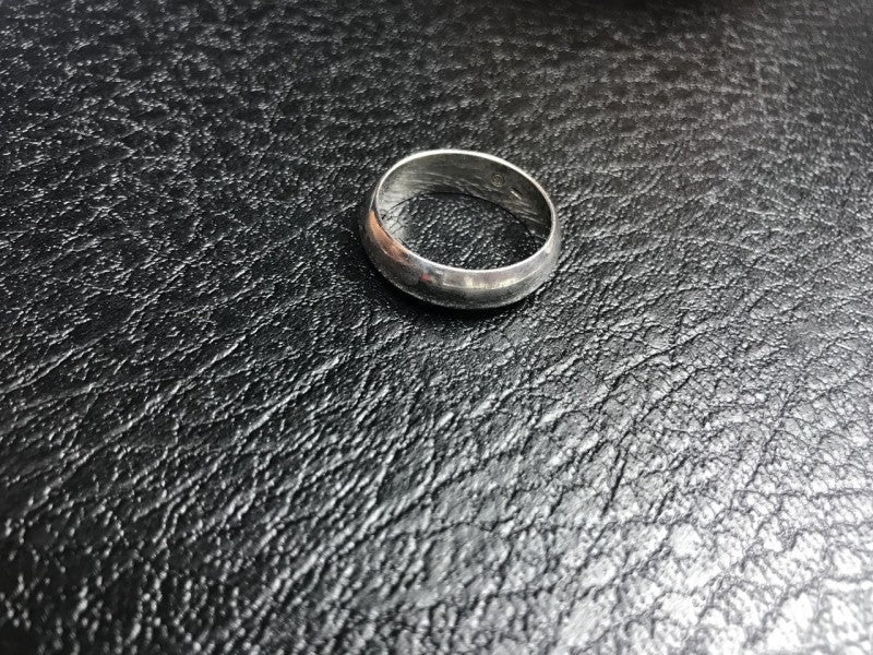 Men'S 925 Sterling Silver Band Ring Size 11
