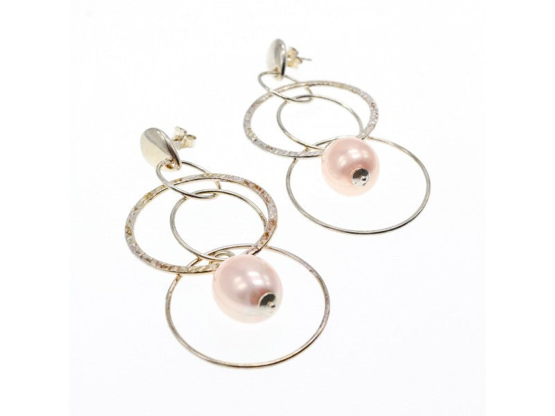 925 Sterling Silver Pearls Earrings