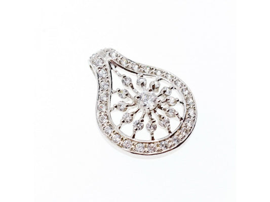 925 Sterling Silver CZ Pendant