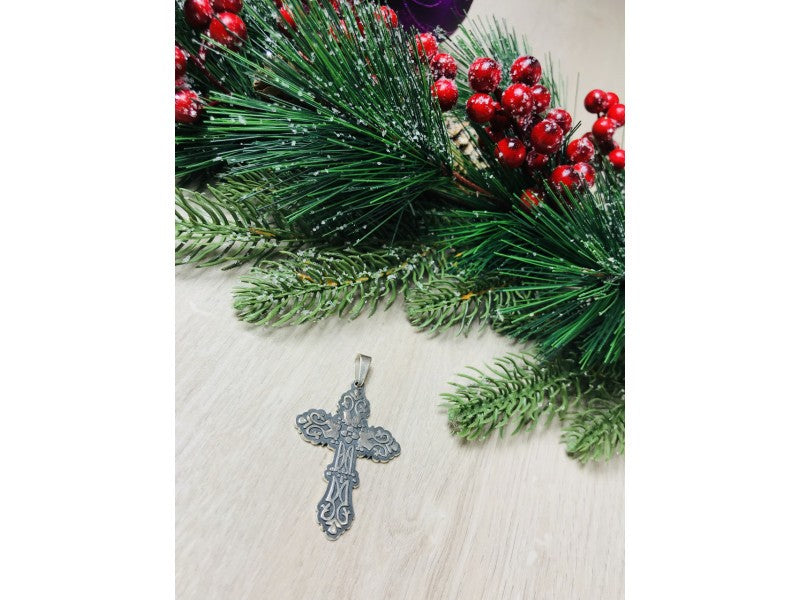 925 Sterling Silver Cross Pendant Mexico