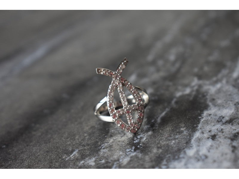 925 Sterling Silver Goshenite Ring Size 6.5