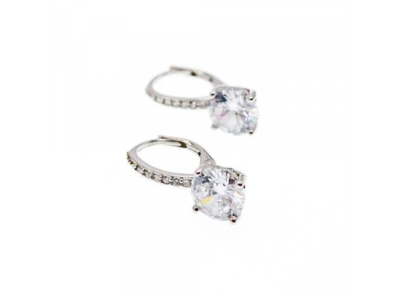925 Sterling Silver CZ Earrings