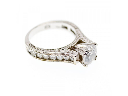 925 Sterling Silver CZ Ring Size 7.5
