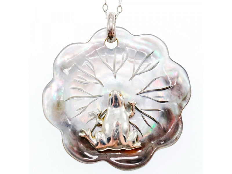 925 Sterling Silver Galiotis "Frog" Chain With Pendant