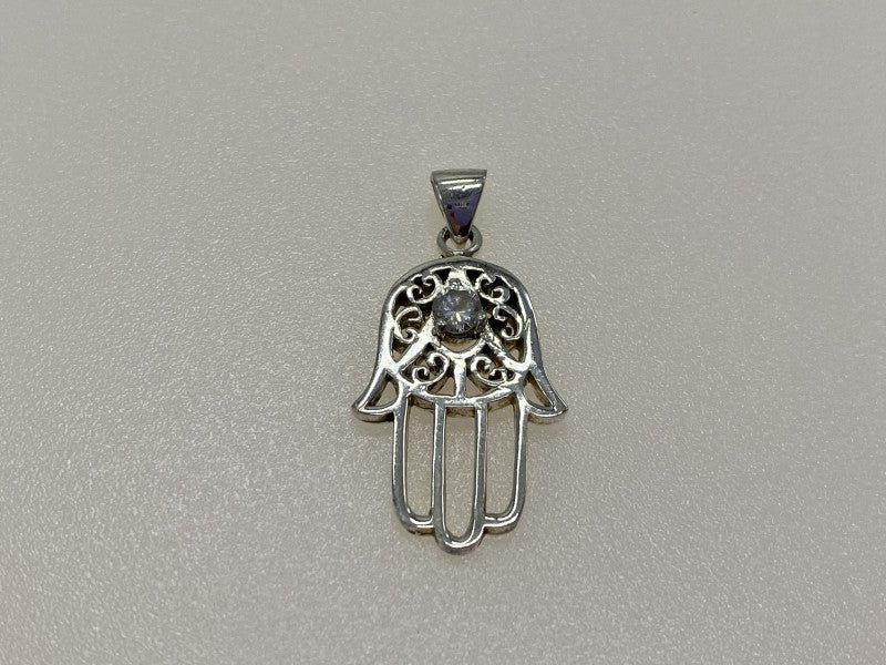 925 Sterling Silver CZ Pendant