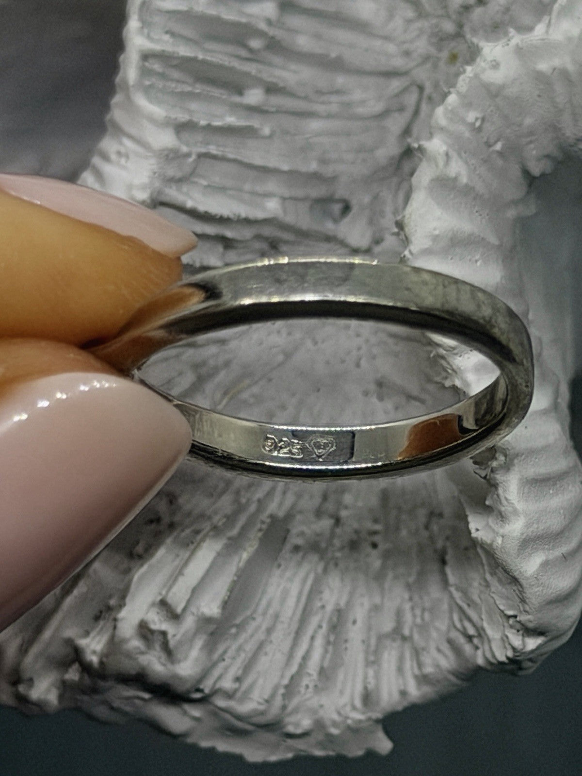 Minimalist Bypass Design 925 Sterling Silver Ruby Solitaire Ring Size 7