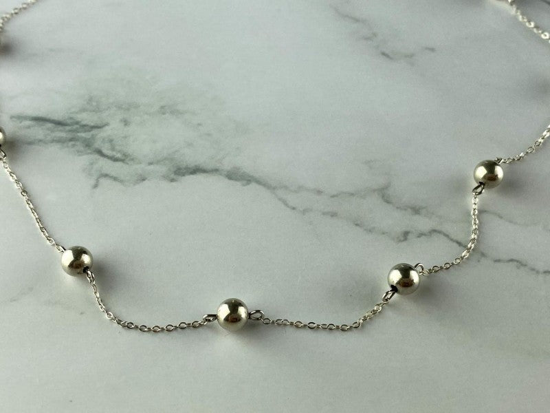 925 Sterling Silver Necklace Italy