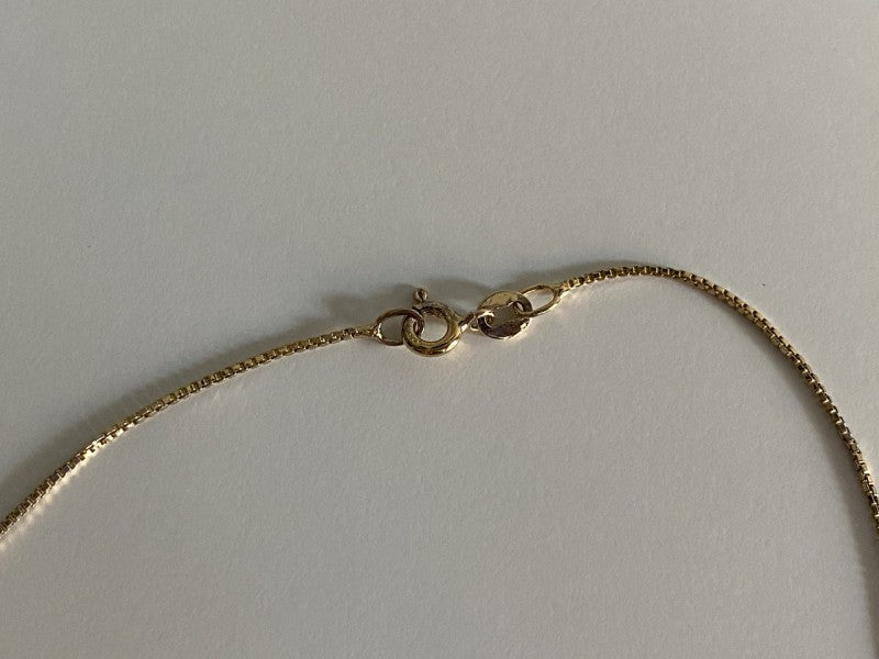 925 Sterling Silver Gold Plated Sapphires "Flower" Chain With Pendant Italy