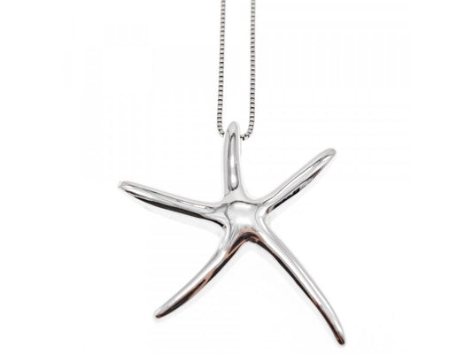 925 Sterling Silver "Starfish" Chain With Pendant