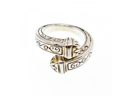Vintage 925 Sterling Silver Ring Size 5.5 (Adjustable)