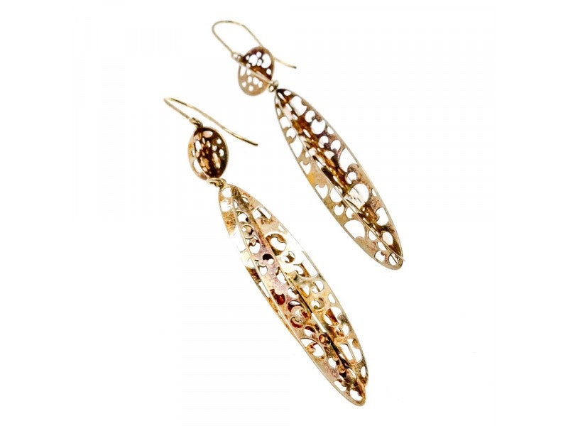 Milor 925 Sterling Silver Gold Plated (14K) Earrings Italy