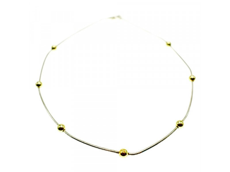 925 Sterling Silver Classic Necklace Italy Milor