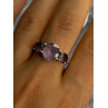 925 Sterling Silver Beautiful Amethyst Ring Size 10