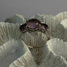 925 Sterling Silver Beautiful Amethyst Ring Size 10