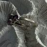 925 Sterling Silver Beautiful Amethyst Ring Size 10