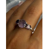 925 Sterling Silver Beautiful Amethyst Ring Size 10