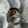 925 Sterling Silver Spinel Men's Ring Size 8