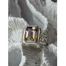 925 Sterling Silver Spinel Men's Ring Size 8