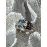 925 Sterling Silver Spinel Men's Ring Size 8.5