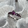 925 Sterling Silver Spinel Ring Size 7.5