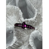 925 Sterling Silver Spinel Ring Size 7.5