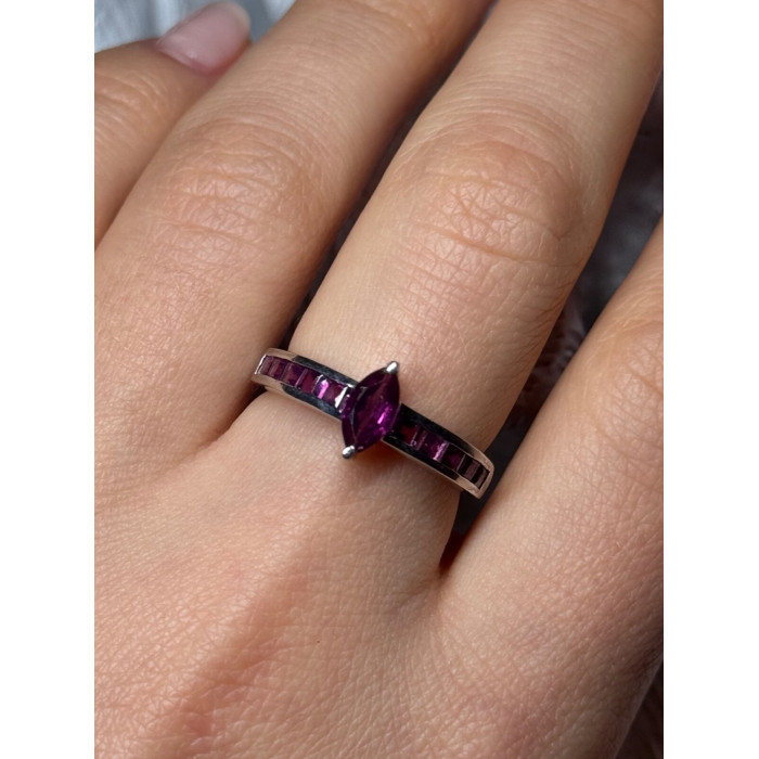 925 Sterling Silver Spinel Ring Size 7.5
