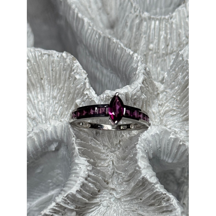 925 Sterling Silver Spinel Ring Size 7.5