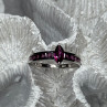 925 Sterling Silver Spinel Ring Size 7.5
