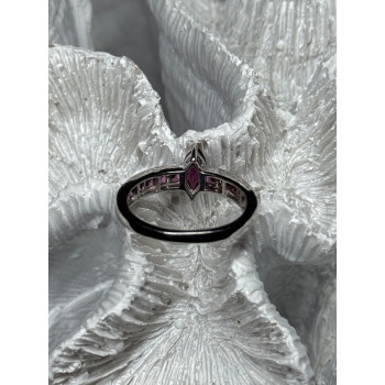 925 Sterling Silver Spinel Ring Size 7.5