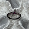 925 Sterling Silver Spinel Ring Size 7.5
