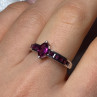 925 Sterling Silver Spinel Ring Size 7.5
