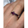 925 Sterling Silver Spinel Ring Size 7.5