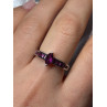 925 Sterling Silver Spinel Ring Size 7.5