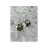 Vintage 925 Sterling Silver Amethyst Earrings