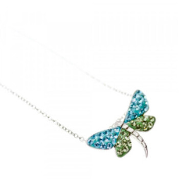 925 Sterling Silver CZ & Enamel 