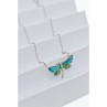 925 Sterling Silver CZ & Enamel 