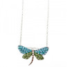 925 Sterling Silver CZ & Enamel 