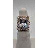 925 Sterling Silver CZ Ring Size 4.5