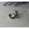 925 Sterling Silver Pink Spinel & Black Enamel Earrings