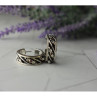 925 Sterling Silver Pink Spinel & Black Enamel Earrings