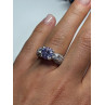 925 Sterling Silver CZ Ring Size 6