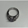 925 Sterling Silver CZ Ring Size 6