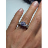 925 Sterling Silver CZ Ring Size 6