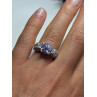 925 Sterling Silver CZ Ring Size 6