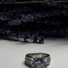 925 Sterling Silver CZ Ring Size 6