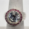 925 Sterling Silver CZ Ring Size 7