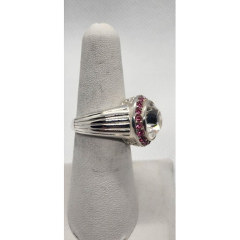 925 Sterling Silver CZ Ring Size 7