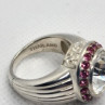 925 Sterling Silver CZ Ring Size 7